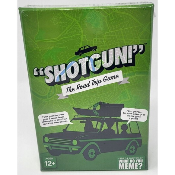 What Do You Meme? Other - NWT Shotgun The Road Trip Game From What Do You Meme Storage Pouch SEALED